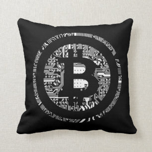 Bitcoin Black edition Cushion