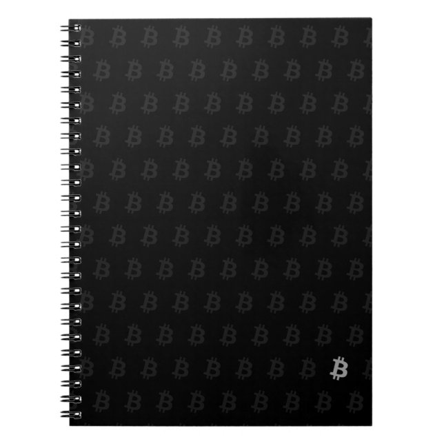 Bitcoin Black Notebook (Front)