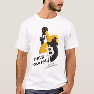 Bitcoin Blockchain help yourself shirt yellow