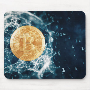 Bitcoin BTC Code Mousepad