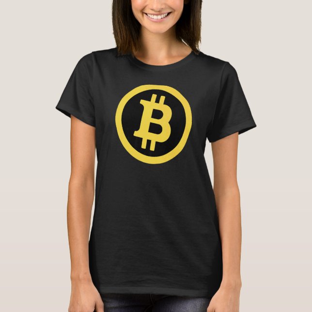 Bitcoin Btc Cryptocurrency T-Shirt (Front)