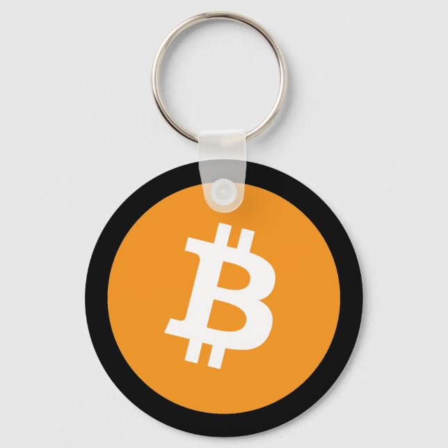 Bitcoin BTC Logo | Basic Keychain (Front)