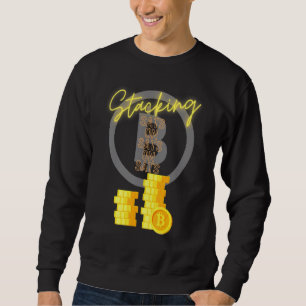 Bitcoin Btc Stack Sats Cryptocurrency Satoshi Cryp Sweatshirt