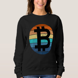 Bitcoin Btc Sunset Crypto Meme Hodl Cryptocurrency Sweatshirt