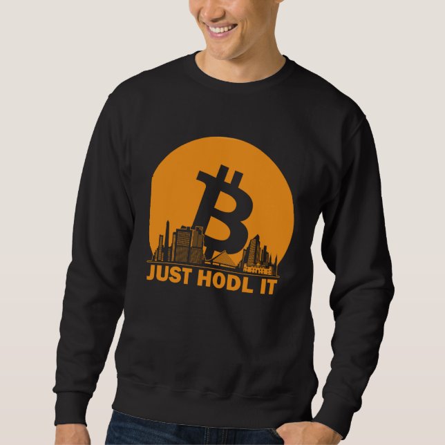 Bitcoin Buenos Aires Skyline Buenos Aires Bitcoin  Sweatshirt (Front)