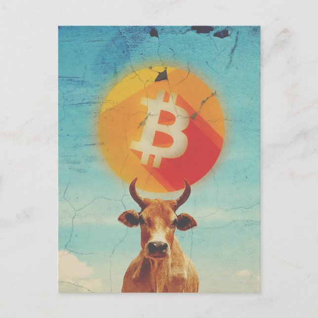 Bitcoin Bull All-Time-High (ATH) Postcard (Front)