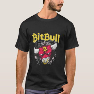 Bitcoin Bull Miner Rig Hard Wallet Btc Crypto Shir T-Shirt