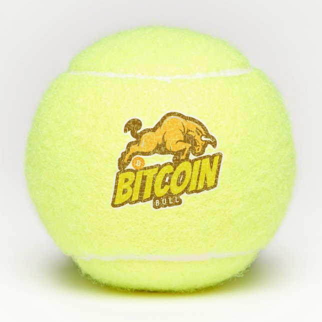Bitcoin Bull run - Btc Crypto Tennis Balls (Front)