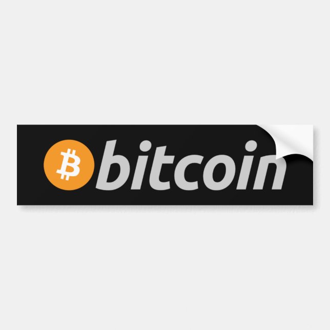 Bitcoin Bumper Sticker (Front)