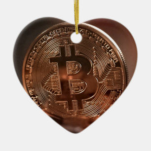 Bitcoin Ceramic Ornament