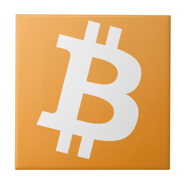 Bitcoin Ceramic Tile (Front)