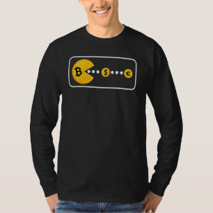 Bitcoin Chases Dollar And Euro Fiat Currency - No T-Shirt