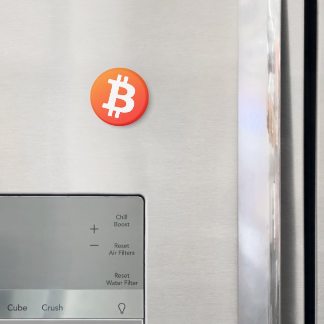 Bitcoin (Classic Orange) Magnet (In Situ (Fridge))