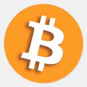 "BITCOIN" CLASSIC ROUND STICKER