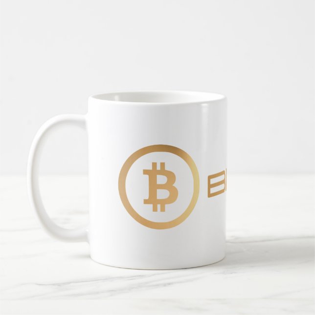 Bitcoin Coffee Mug (Left)