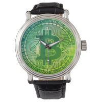 Bitcoin Coin Greenleaf Watch