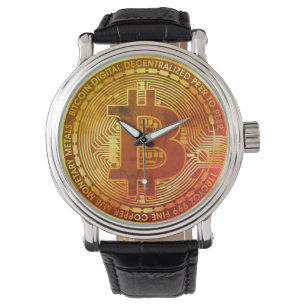 Bitcoin Coin Retro Watch
