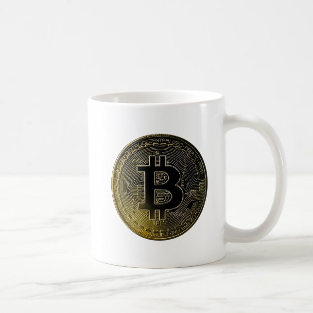 Bitcoin Coins Coffee Mug (Right)