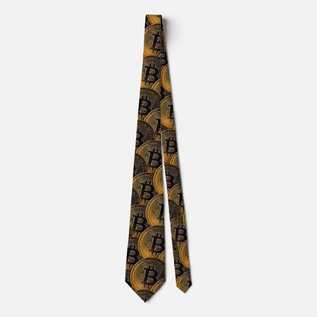 BItcoin Coins Tie (Front)