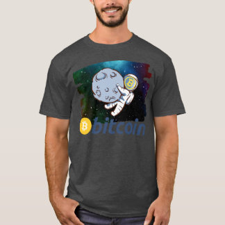 Bitcoin Crypto Astronaut Hodl Blockchain NFT Crypt T-Shirt