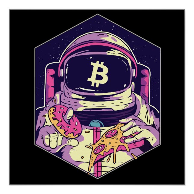 BITCOIN-Crypto Astronaut Poster (Front)