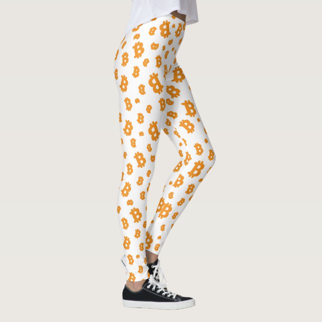 Bitcoin crypto- Btc logo Leggings (Right)