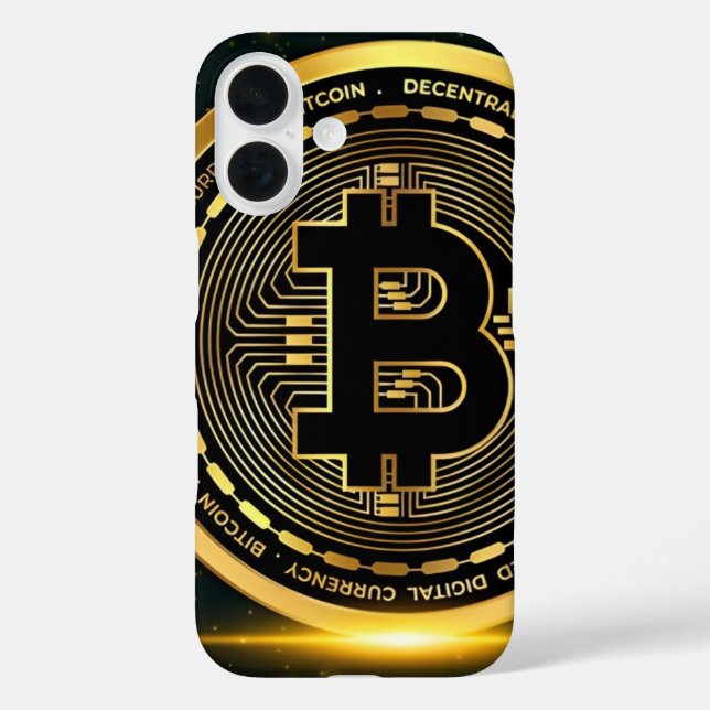 Bitcoin Crypto-  Case-Mate iPhone Case (Back)