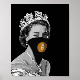 BITCOIN CRYPTO-CRYPTO QUEEN POSTER