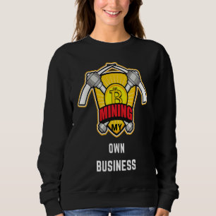 Bitcoin Crypto Currency Blockchain Digital Wallet Sweatshirt