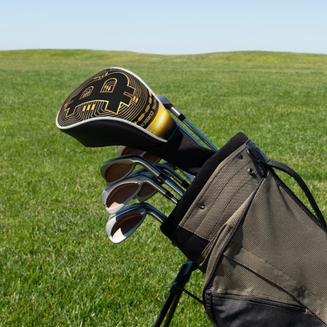 Bitcoin Crypto-  Golf Head Cover (In Situ)