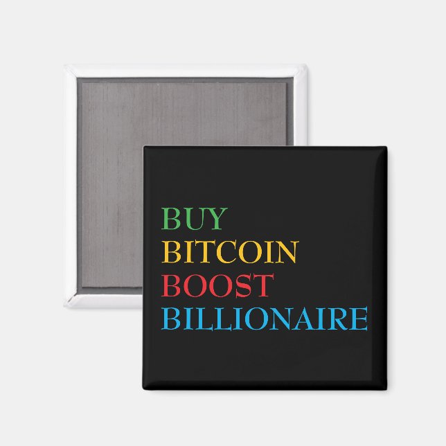 Bitcoin Crypto Magnet (Front/Back)