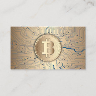 Bitcoin Cryptocurrency Business Card