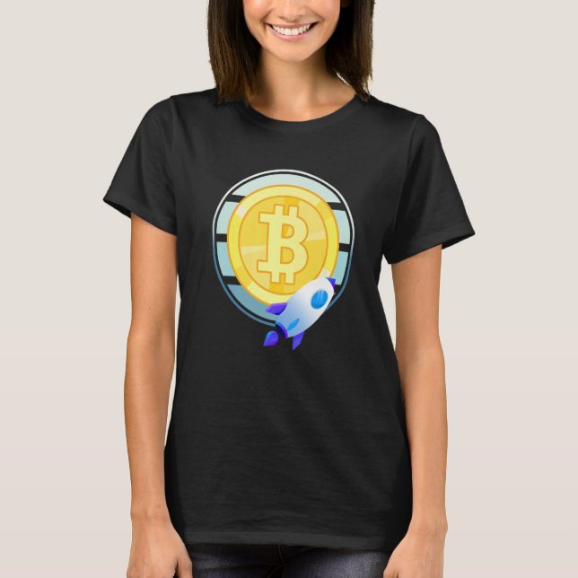 Bitcoin Cryptocurrency Crypto Exchange Bitcoiner B T-Shirt (Front)