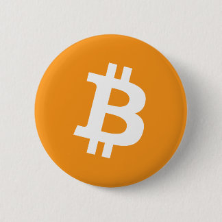 Bitcoin Cryptocurrency Logo 6 Cm Round Badge