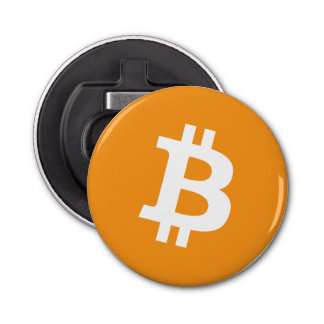 Bitcoin Cryptocurrency Logo Bottle Opener