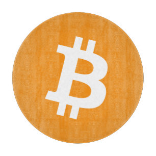 Bitcoin Cryptocurrency Logo Cutting Board