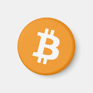 Bitcoin Cryptocurrency Logo Magnet