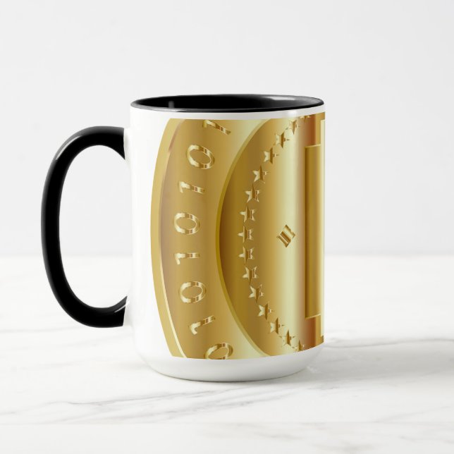 Bitcoin Cryptocurrency Mug (Left)