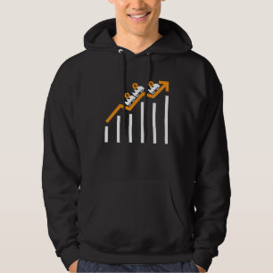 Bitcoin Cryptocurrency Roller Coaster BTC HODL Cry Hoodie