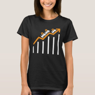 Bitcoin Cryptocurrency Roller Coaster BTC HODL Cry T-Shirt