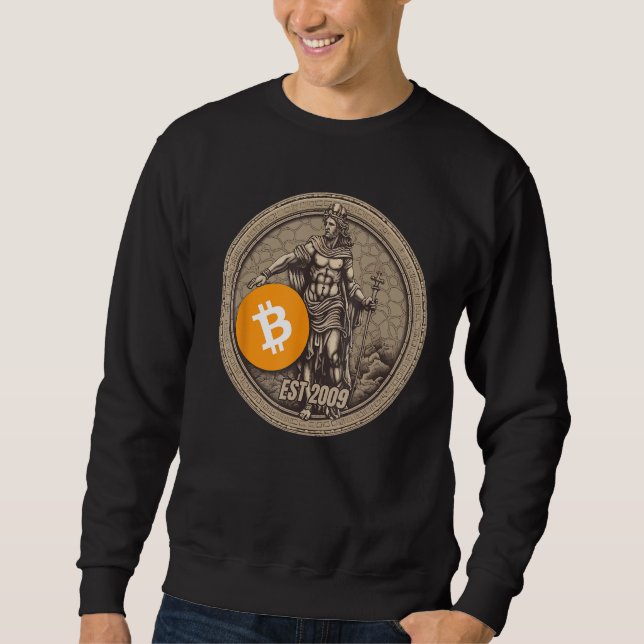 Bitcoin Cryptocurrency Sweatshirt (Front)