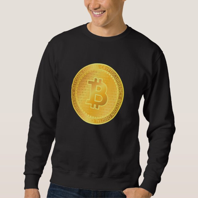 Bitcoin Cryptocurrency Trader Crypto Blockchain Bt Sweatshirt (Front)