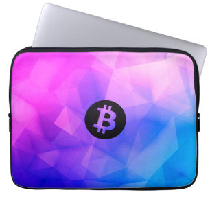 Bitcoin Crystal Laptop Sleeve