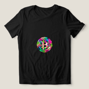 "Bitcoin Cypherpunk" Oil Painting Tri-Blend Shirt