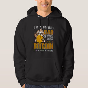 Bitcoin Dad Mining Bitcoins Nakamoto HODL Fiat mon Hoodie