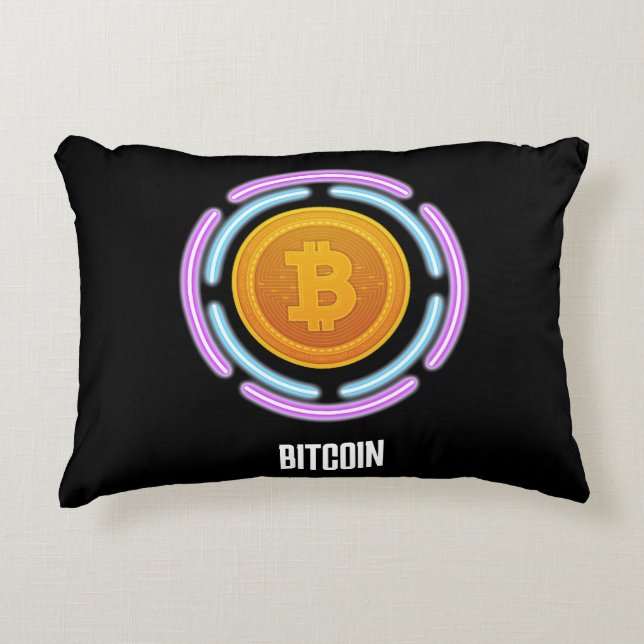 BITCOIN DECORATIVE CUSHION (Front)