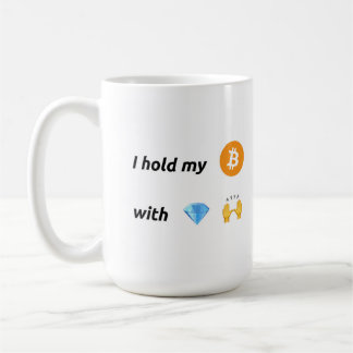 Bitcoin Diamond Hands Coffee Mug