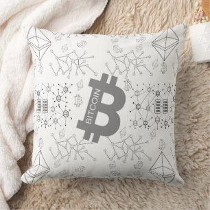 Bitcoin Digital Cryptocurrency  Cushion