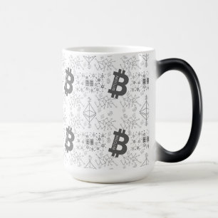 Bitcoin Digital Cryptocurrency  Magic Mug