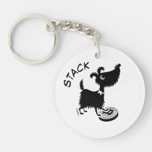 Bitcoin Dogs Stack & Hodl  Keychain